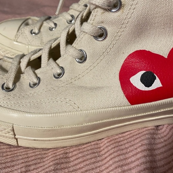 Converse Chuck Taylor Hidden Heart X Comme Des Garcons Play - Picture 9 of 11